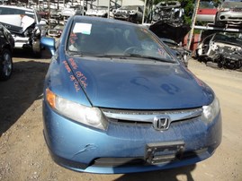 2008 HONDA CIVIC LX LIGHT BLUE 4DR 1.8L VTEC AT A18806